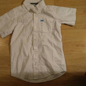 Short sleeved white shirt